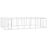 Outdoor Dog Kennel Galvanised Steel 33,88 m 3082320