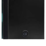 LED Bathroom Mirror Cabinet Shining Black 50x14x60 cm 326481