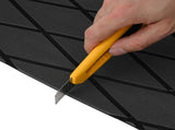 Boat Mat Striped Dark Grey and Black 190 x 70 cm EVA 42052313