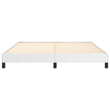 Bed Frame without Mattress White 152x203 cm Queen Faux Leather 346935