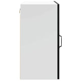 Kitchen Wall Cabinets 2 pcs Lucca Black Engineered Wood 853800