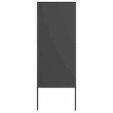 Garden Privacy Screen Black 50 x 140 cm Cold-rolled steel 876287