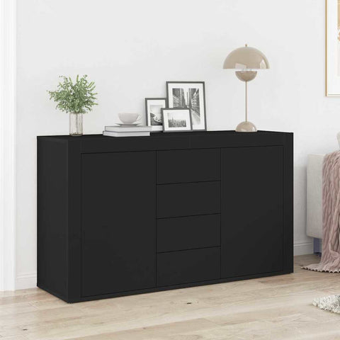 Sideboard with Drawer Black 120 x 36 x 69 cm Engineered wood 3333857
