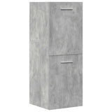 5 Piece Bathroom Furniture Set Concrete Grey Engineered Wood 3324895