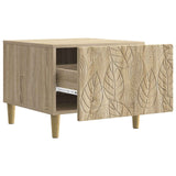 Coffee Table Sonoma Oak 50 x 49 x 40 cm Engineered Wood 895197