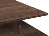 Coffee Table Brown Oak 102x55x35 cm Engineered Wood 848016