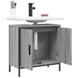 Bathroom Sink Cabinet Grey Sonoma 60x30x60 cm Engineered Wood 842449