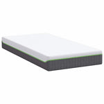 Mattress White and Grey 100 x 200 cm Pocket Spring 4106363