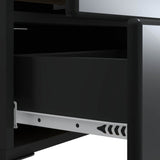 Bedside Cabinet Black 43 x 34.5 x 47.5 cm Engineered Wood 895447