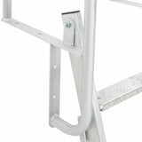 3-Step Dock Ladder Silver 58 x 77 x 144 cm Aluminium 42011356