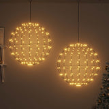 Ball 2 pcs Warm white 60 x 60 x 62 cm Metal 384 LEDs 42019112