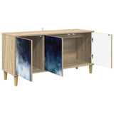 TV Cabinet RAALTE 102 x 33 x 50 cm Sonoma Engineered Wood 8007072