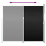 Patio Terrace Side awning 160 x 300 cm Black 40809