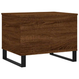 Coffee Table Brown Oak 60x44.5x45 cm Engineered Wood 830963
