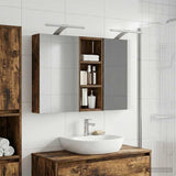 Bathroom Cabinet Set 3 pcs 80 x 10.5 x 50 cm Engineered wood 3403660