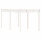 Garden Table White 159.5x82.5x76 cm Solid Wood Pine 823977
