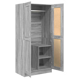 Wardrobe Grey Sonoma 82,5x51,5x180 cm Engineered Wood 826639