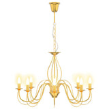 Adjustable Chandelier E14 Metal Gold 78 x 101 cm 42053783