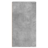 Corner Chest of Drawers Concrete Grey 40x41x76 cm Engineered Wood 852864