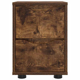 Bedside Table Smoked Oak 30.5 x 30 x 43 cm Engineered Wood 888807