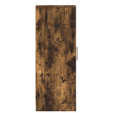 Shoe Cabinet Smoked Oak 32x35x92 cm Engineered Wood 816017