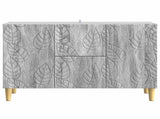 Sideboard Grey Sonoma 89 x 34.5 x 60 cm Engineered Wood 895121