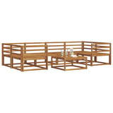 Outdoor Sofa Set 7 pcs White 3386113