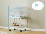 Bird Cage Starter Kit with Detachable Rolling Stand 52478255