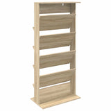 Magazine Rack Sonoma Oak 70 x 41 x 156 cm Engineered Wood 899521