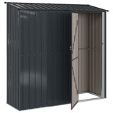 Garden Sheds Anthracite 203.5 x 73 x 200 cm Metal 42011301