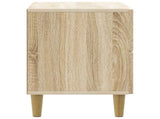 Bedside Cabinet Sonoma Oak 62 x 34.5 x 48 cm Engineered Wood 894547