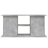 Aquarium Stand Concrete Grey 121x41x58 cm Engineered Wood 833619
