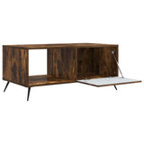 Coffee Table Smoked Oak 90 x 50 x 40 cm Engineered Wood 895650