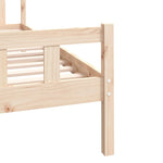 Bed Frame without Mattress Solid Wood 100x200 cm 810669