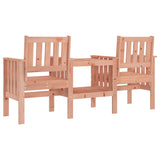 Garden Bench with Table 2-Seater Solid Wood Douglas 825154