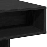Coffee Table Black Oak 105x55x32 cm Engineered Wood 862069