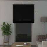 Venetian Blind Black 213 x 120 cm 25 mm PVC 42003753