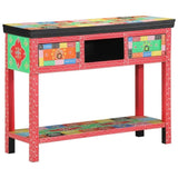 Console Table with Drawer Multicolour 100 x 30 x 77 cm 4017567