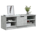 TV Cabinet Concrete Grey 102x35.5x36.5 cm Engineered Wood 811371