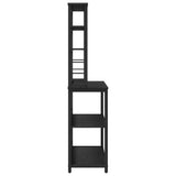 Kitchen Shelf Black Oak 100 x 40 x 168 cm Engineered Wood 883892