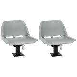 Boat Seats 2 pcs with Pedestal 360&deg Rotatable 3294948
