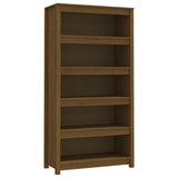 Book Cabinet Honey Brown 80x35x154 cm Solid Wood Pine 821692