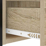 Bedside Cabinet with Drawer 2 pcs Sonoma Oak 40 x 31 x 60 cm 859463