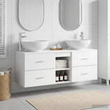 Bathroom Furniture Set 3 pcs White 49.5 x 44.5 x 65 cm 3405899