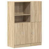 2 Piece Kitchen Cabinet Set Sonoma Oak Engineered Wood 3324144