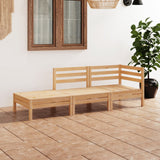 3 Piece Garden Lounge Set Solid Pinewood 3082612