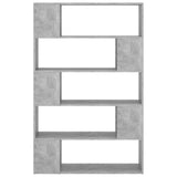 Book Cabinet Room Divider Concrete Grey 100x24x155 cm Engineered Wood 809201