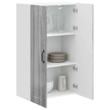 Wall Cabinet PORTO Grey Sonoma 60 x 31 x 100 cm Engineered Wood 885491