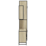 3 Piece Bathroom Furniture Set Sonoma Oak Engineered Wood 3301071