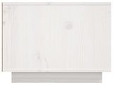 TV Cabinet White 156x40x40 cm Solid Wood Pine 814455
